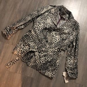 Lightweight leopard blazer/jacket